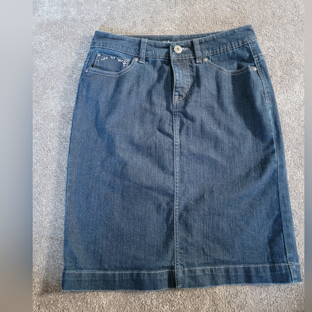 Style & co denim skirt